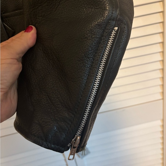 Motorcycle Jacket Size 40 Black - Picture 5 of 9